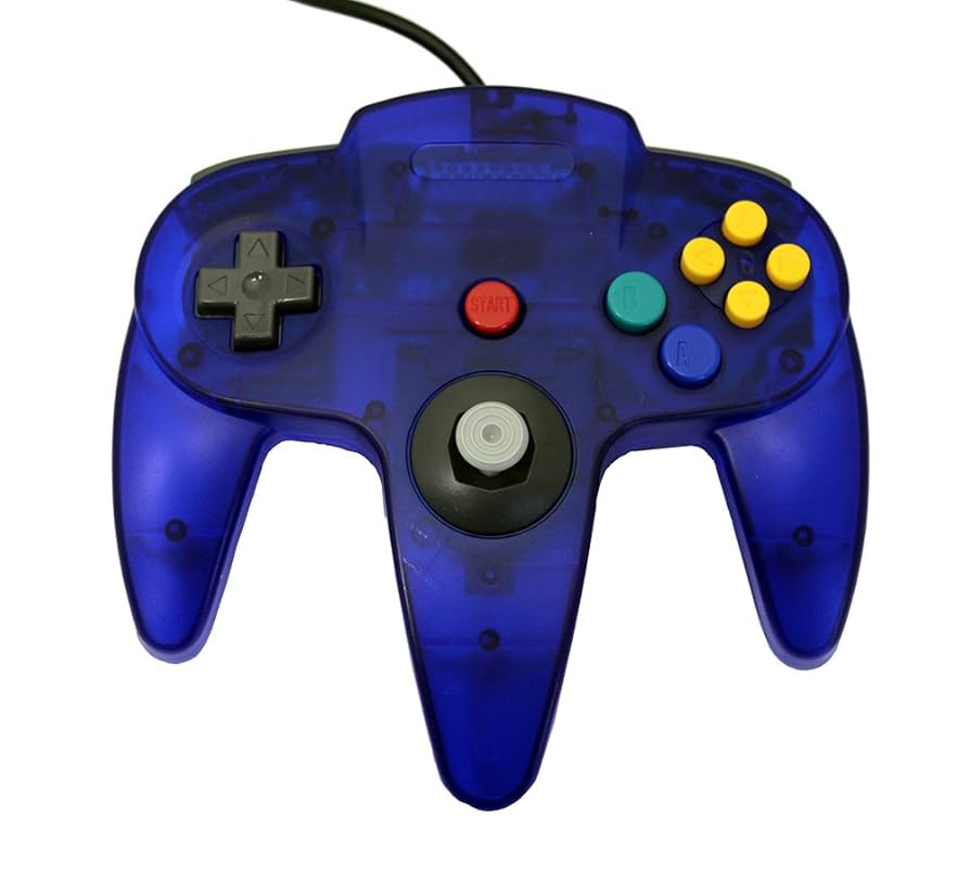 Amazon.com: Transparent Blue Replacement Controller for N64